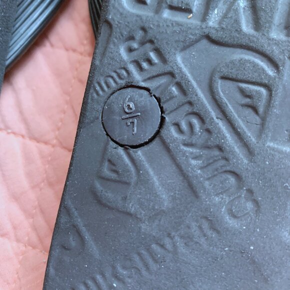 QUICKSILVER -  Black and White Sandals - Thongs - Men 6-7 - Picture 6 of 13